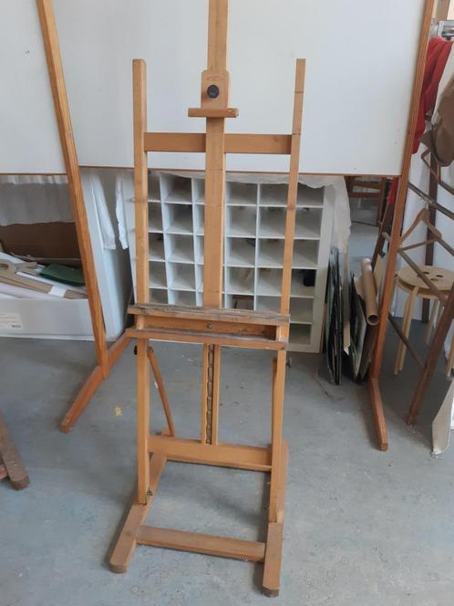 schilderezel (per stuk), Hobby en Vrije tijd, Schilderen, Gebruikt, Ezel, Ophalen