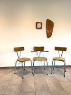 Vintage upcycled formica stoelen, Enlèvement, Comme neuf