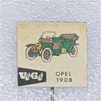 SP0508 Speldje VeGe Opel 1908, Verzamelen, Gebruikt, Ophalen of Verzenden