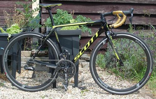 SCOTT ADDICT Orica Di2 (11sp), nieuwstaat, 54. M/z wielen., Fietsen en Brommers, Fietsen | Heren | Sportfietsen en Toerfietsen