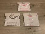 Baby verschillende body's met tekst (Nieuw) (Maat 50), Kinderen en Baby's, Nacht- of Onderkleding, Meisje, Le petite Couronne