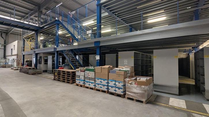 Metalen mezzanine met 2 verdiepingen, Doe-het-zelf en Bouw, Hang- en Sluitwerk, Ophalen