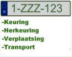 Z plaat / Autokeuring / Herkeuring / Verplaatsing ANTWERPEN, Ophalen