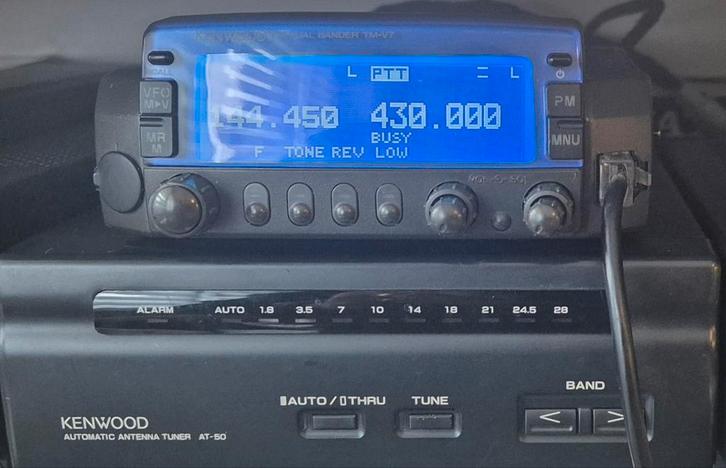 KENWOOD TMV7 VHF/UHF, Telecommunicatie, Zenders en Ontvangers, Gebruikt, Ophalen