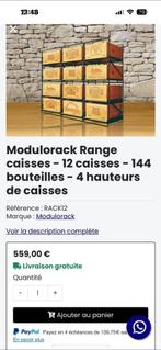 Casiers pour caisses de vins MODULO RACK, Huis en Inrichting, Woonaccessoires | Wijnrekken, Ophalen, Nieuw, 25 flessen of meer