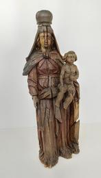 Prachtig 18 -eeuws houten Maria beeld, Antiek en Kunst, Ophalen of Verzenden