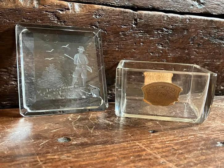 Boîte en cristal Val Saint Lambert, Antiek en Kunst, Antiek | Glaswerk en Kristal, Ophalen of Verzenden