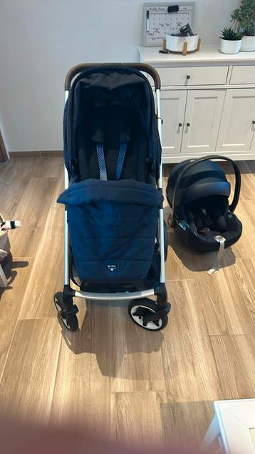 Poussette cibex balios tout terrain et cosy plus adaptateurs, Enlèvement, Comme neuf, Poussette