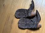 Dameslaars Western bruin suede (Orces), Kleding | Dames, Schoenen, Hoge laarzen, Bruin, Verzenden, ORCES