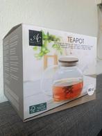 Nieuwe glazen theepot, Ophalen, Nieuw