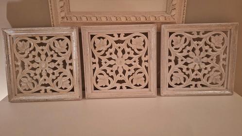 Heel mooie wanddecoratie, drieluik van PTMD Collection, Huis en Inrichting, Woonaccessoires | Wanddecoraties, Zo goed als nieuw