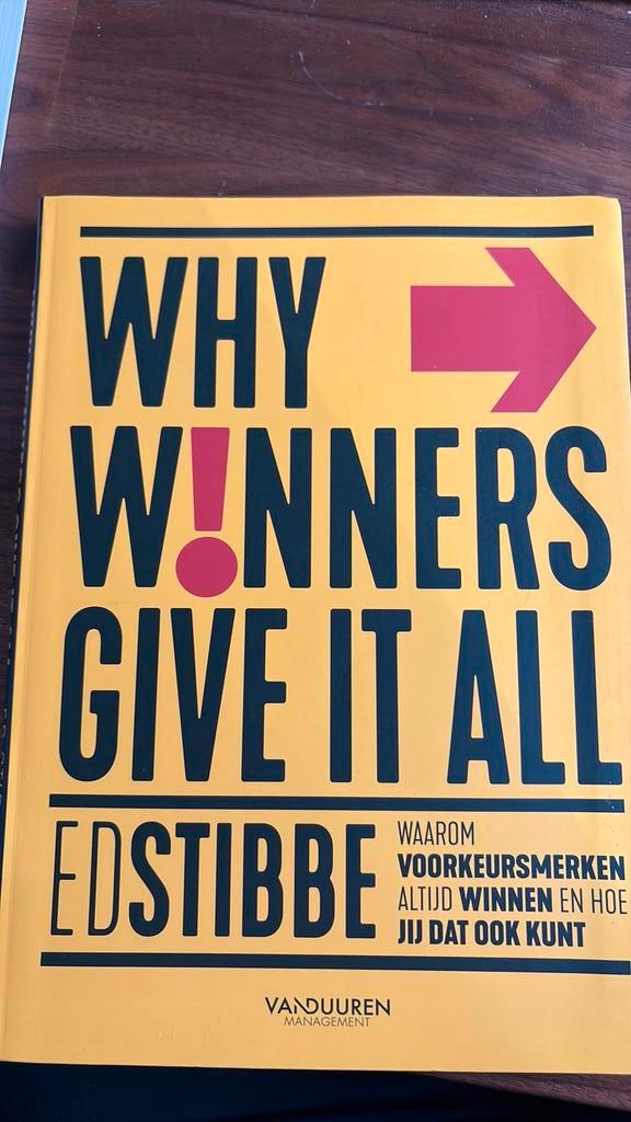 Ed Stibbe - Why winners give it all, Boeken, Wetenschap, Verzenden