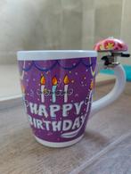 Grote 'Happy Birthday' mok, Ophalen of Verzenden, Nieuw, Overige stijlen, Kop(pen) en/of Schotel(s)