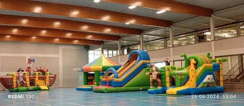 Glijbaan springkasteel,, Diversen, Overige Diversen, Zo goed als nieuw, Ophalen