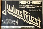 Affiche Judas Priest Vorst, Tickets en Kaartjes
