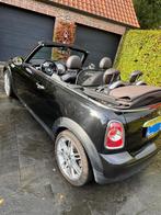 Mini Cooper Cabrio benzine, Auto's, Mini, Euro 5, Cabriolet, Zwart, Leder
