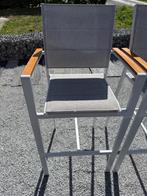 Mooie hoge tuinstoelen – amper gebruikt, Tuin en Terras, Ophalen, Zo goed als nieuw