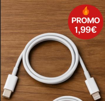 iPhone Lightning USB-C-kabel - 30 W snel opladen - 1 m - Nie beschikbaar voor biedingen
