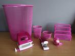 Leitz agrafeuse et perfo + Set rose de bureau + Scotch, Ophalen of Verzenden