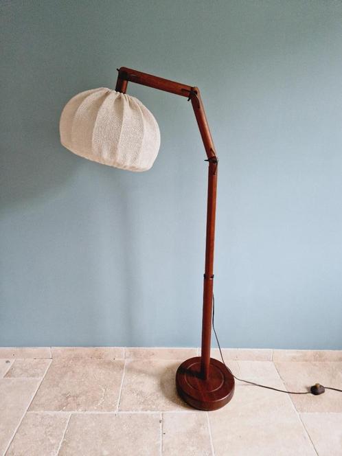 Lampadaire scandinave en teck, années 70, Maison & Meubles, Accessoires pour la Maison | Autre, Utilisé, Enlèvement ou Envoi