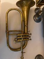 Antieke trompet, Muziek en Instrumenten, Blaasinstrumenten | Trompetten, Ophalen of Verzenden, Gebruikt