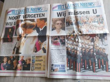 Kranten overlijden Boudewijn, Enlèvement, Utilisé