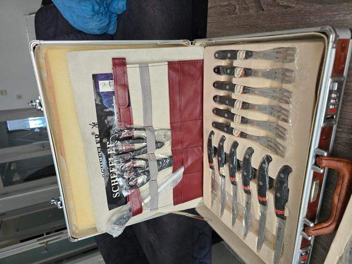 Scheffler professionele messenset – nieuw – topkwaliteit, Huis en Inrichting, Keuken | Bestek, Zo goed als nieuw, Ophalen