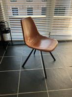 Stoel Dutch Bone Leder kleur cognac, Ophalen, Gebruikt, Overige kleuren, Leer