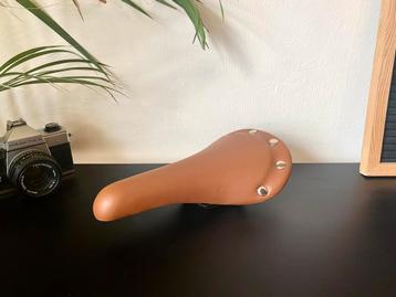 Retro Bruin Zadel - Vintage Fietszadel - Stadfiets Racefiets beschikbaar voor biedingen