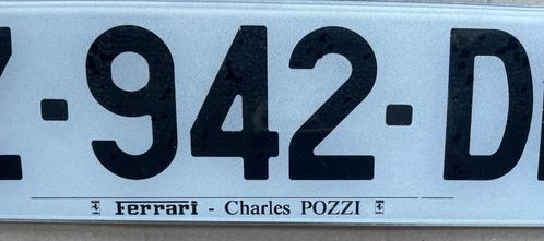 Nummerplaat plaque immatriculation FRANKRIJK FERRARI Special, Verzamelen, Overige Verzamelen, Zo goed als nieuw, Ophalen of Verzenden