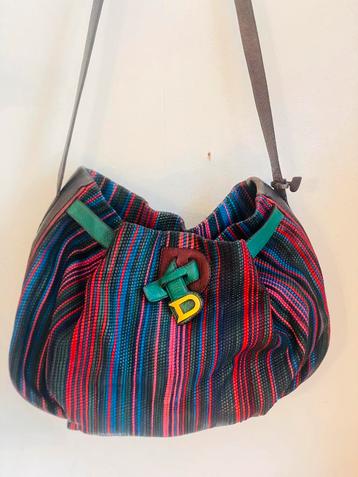DELVAUX multicolor schouder-en crossbody tas toile de cuir  beschikbaar voor biedingen