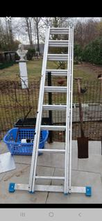 Ladder, Doe-het-zelf en Bouw, Ophalen, Zo goed als nieuw, Ladder, Opvouwbaar of Inschuifbaar