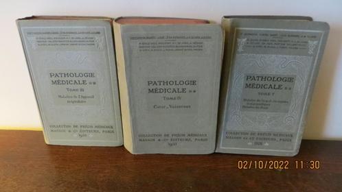 PATHOLOGIE MEDICALE Tome III et V et IV de 1926 /1931, Antiquités & Art, Antiquités | Livres & Manuscrits, Enlèvement ou Envoi