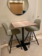 Ensemble de table de bar avec tabourets pivotants, Enlèvement, Comme neuf