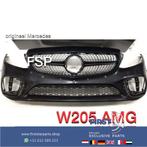 W205 Facelift AMG Voorbumper + diamond gril 2019 Mercedes C, Utilisé, -, Avant, -