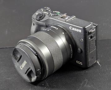 CANON EOS M3 + CANON EF-M 18-55 mm (1:3,5-5,6 IS STM) beschikbaar voor biedingen