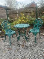 Gietijzeren Bistroset Tuin, Tuin en Terras, Ophalen of Verzenden, Gebruikt