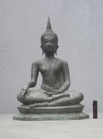 Groot bronzen beeld, 50 cm, 11,2 kg, Boeddha Thailand,1960, Antiek en Kunst, Ophalen of Verzenden