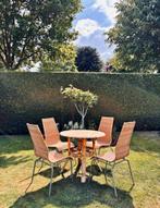 Vintage tafel en stoelen, Ophalen, Zo goed als nieuw
