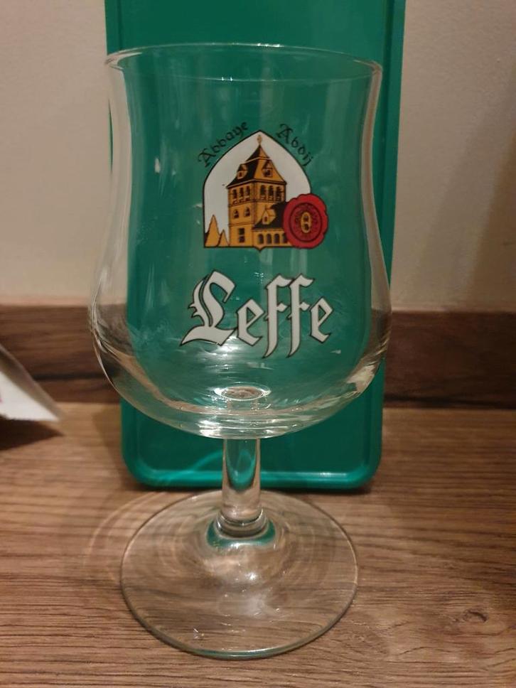 Verre - Leffe -, Collections, Marques de bière, Utilisé, Verre ou Verres, Leffe, Enlèvement ou Envoi