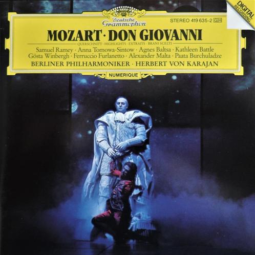 Mozart / Don Giovanni - Ramey/Baltsa/Battle/Karajan - DDD, Cd's en Dvd's, Cd's | Klassiek, Zo goed als nieuw, Opera of Operette