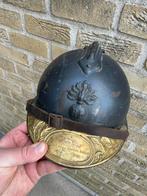 Wo1 Franse infanterie helm op naam, Verzamelen, Militaria | Algemeen, Ophalen of Verzenden