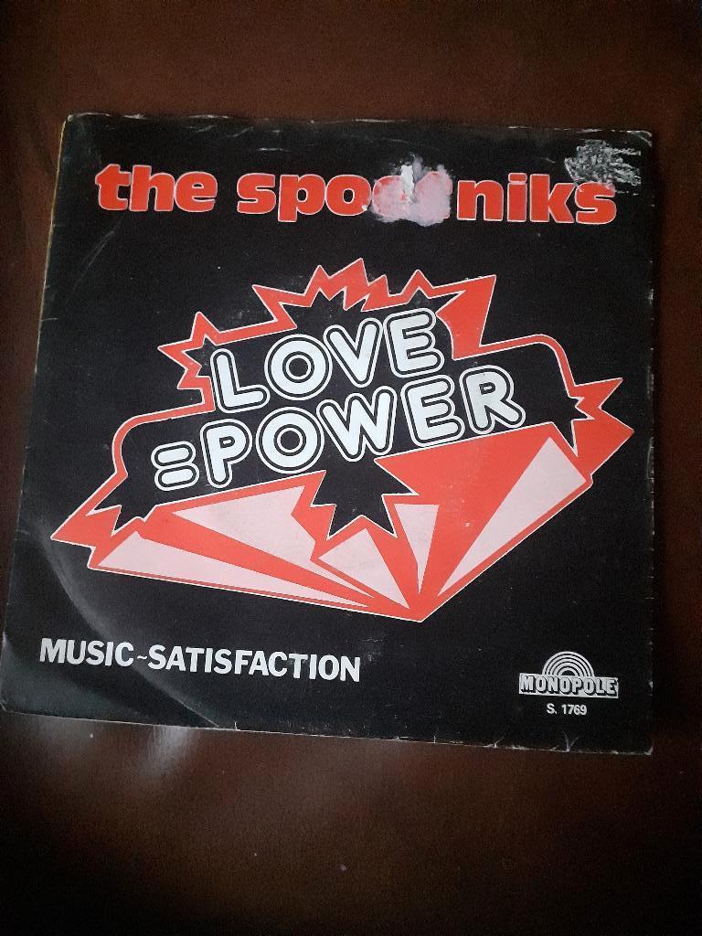 45T Spoetniks : Love = power (Belpop), Cd's en Dvd's, Ophalen of Verzenden