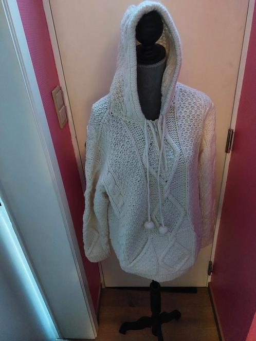 A VENDRE PULL CRÈME  TAILLE  40/ 42, Kleding | Dames, Truien en Vesten, Gedragen, Maat 42/44 (L), Beige, Ophalen