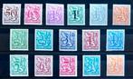 Heraldische leeuw met spandoek - MNH complete serie**, Postzegels en Munten, Postzegels | Europa | België, Verzenden, Orginele gom