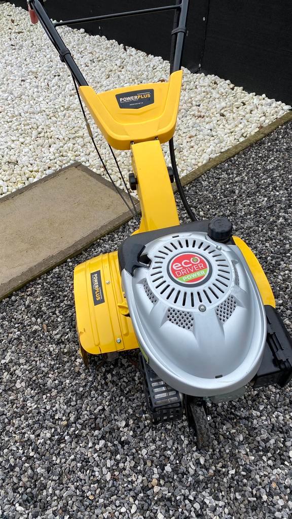 Benzine tuinfrees Powerplus 173 cc, Tuin en Terras, Grasmaaiers, Gebruikt, Ophalen