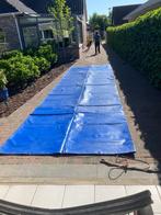 Blauwe zware dekkleden   7x8 mtr, Ophalen, Zo goed als nieuw