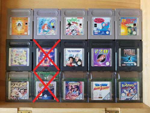 ② Lot de jeux Game Boy / Game Boy Color [PRIX EN DESCRIPTION] — Jeux