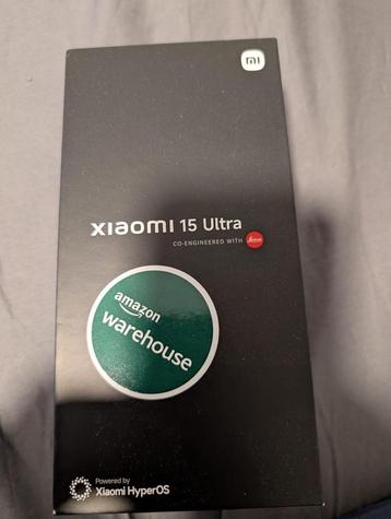 Xiaomi ultra 15 512gb beschikbaar voor biedingen