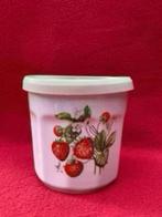 Witte aardbeienpot, Huis en Inrichting, Keuken | Servies, Ophalen of Verzenden, Zo goed als nieuw, Overige typen